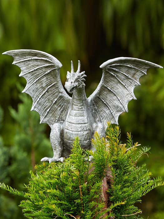 Aluminium-Figur Drache Terrador (Art.Nr. 90166alu)